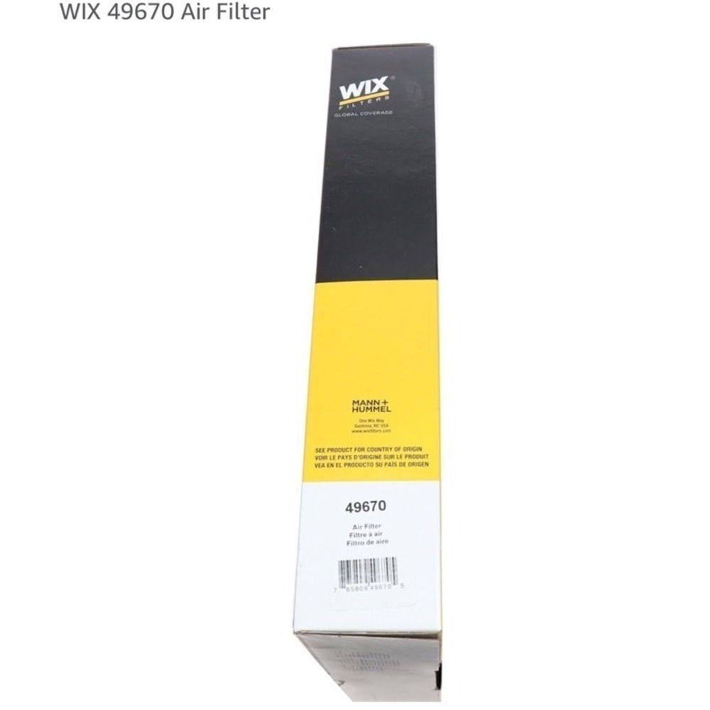 Air Filter Wix 49670 (3-Pack)